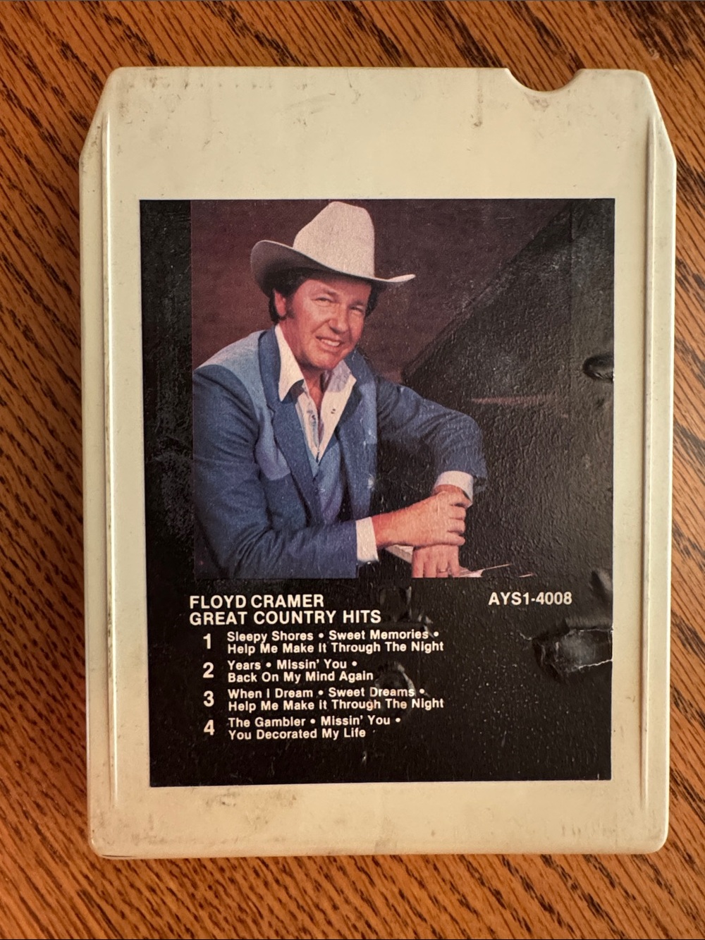 Vintage Country Music Floyd Cramer 8 track